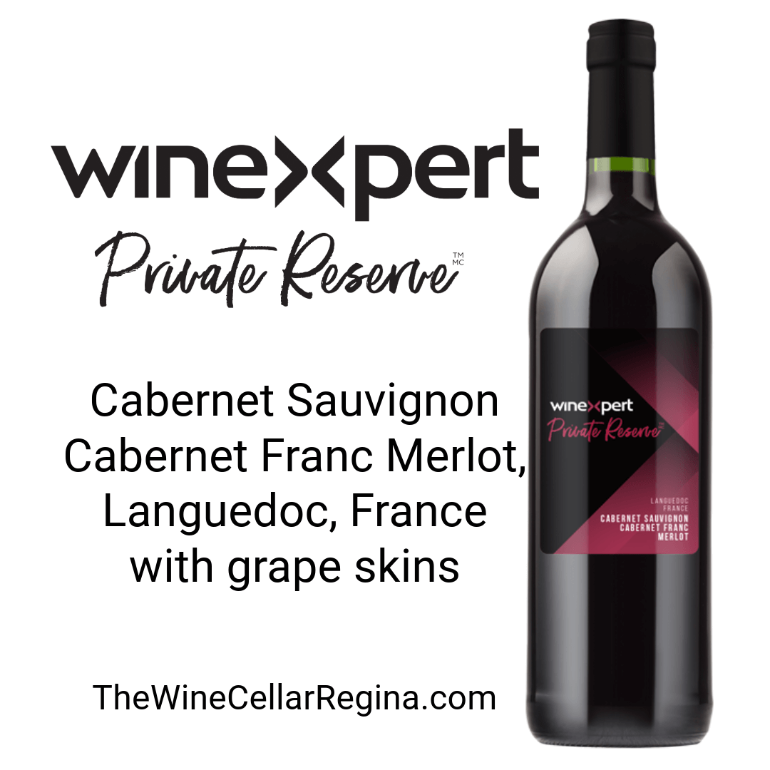 Cabernet Sauvignon Cabernet Franc Merlot, Languedoc, France – with grape skins